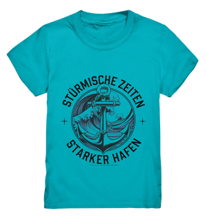 Stürmische Zeiten - Starker Hafen - Kids Premium Shirt Bright Lights Arts