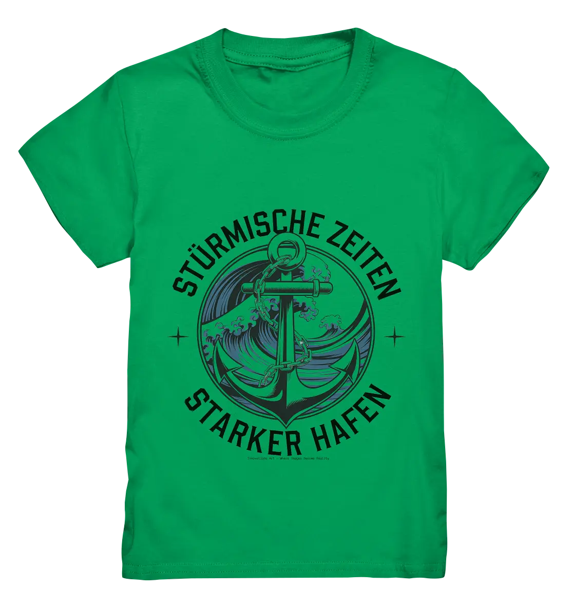 Stürmische Zeiten - Starker Hafen - Kids Premium Shirt Bright Lights Arts