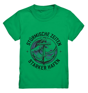 Stürmische Zeiten - Starker Hafen - Kids Premium Shirt Bright Lights Arts