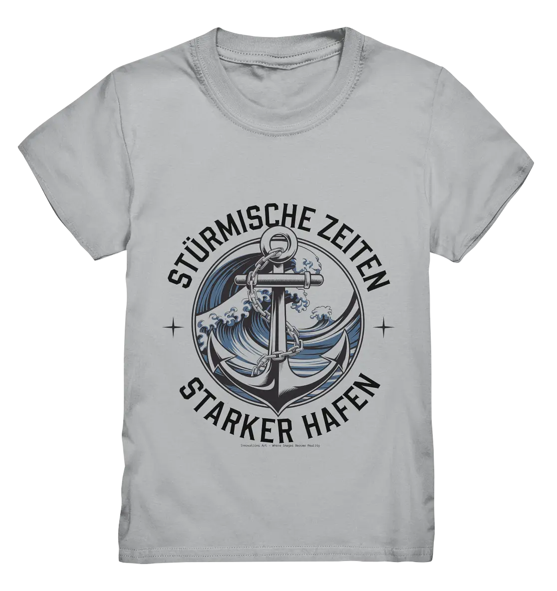Stürmische Zeiten - Starker Hafen - Kids Premium Shirt Bright Lights Arts