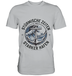 Stürmische Zeiten - Starker Hafen - Premium Shirt Bright Lights Arts