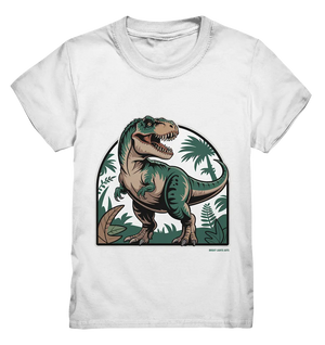 T-Rex in the Jungle - Kids Premium Shirt Bright Lights Arts