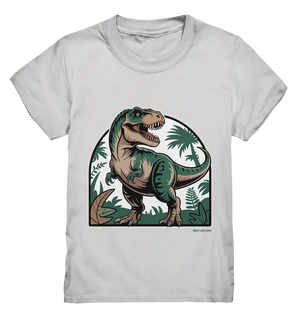 T-Rex in the Jungle - Kids Premium Shirt Bright Lights Arts