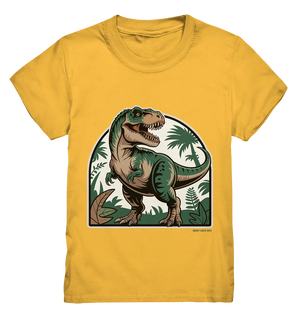 T-Rex in the Jungle - Kids Premium Shirt Bright Lights Arts