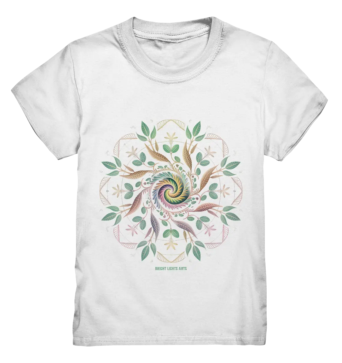 Terra Lumina – Leuchtendes Mandala aus Erde, Licht & Leben - Kids Premium Shirt Bright Lights Arts