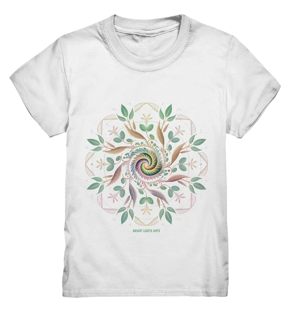 Terra Lumina – Leuchtendes Mandala aus Erde, Licht & Leben - Kids Premium Shirt Bright Lights Arts