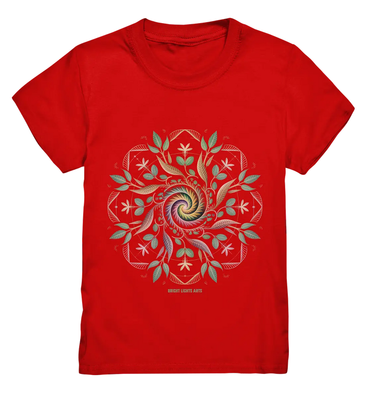 Terra Lumina – Leuchtendes Mandala aus Erde, Licht & Leben - Kids Premium Shirt Bright Lights Arts