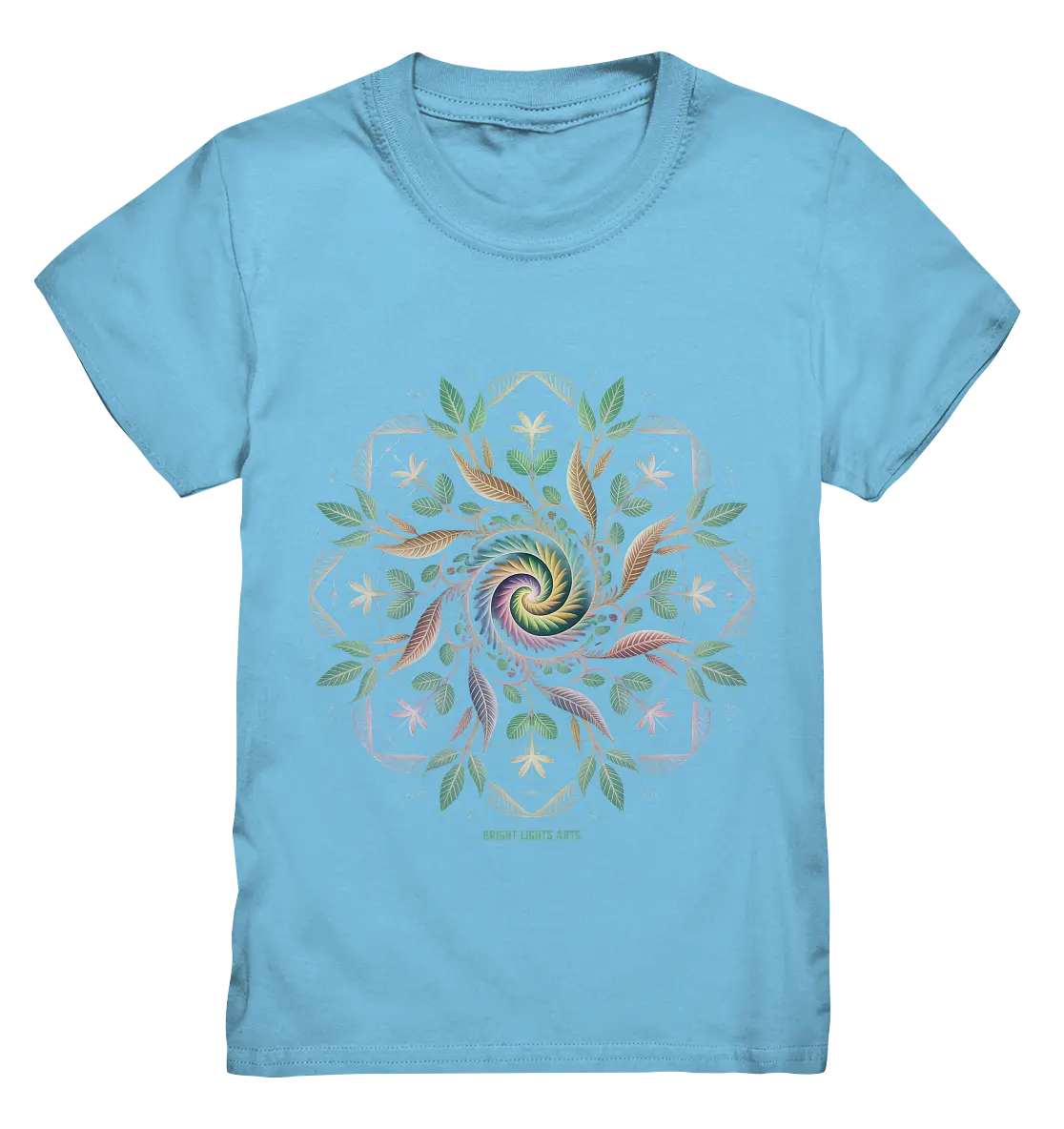 Terra Lumina – Leuchtendes Mandala aus Erde, Licht & Leben - Kids Premium Shirt Bright Lights Arts