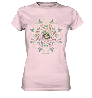 Terra Lumina – Leuchtendes Mandala aus Erde, Licht & Leben - Ladies Premium Shirt Bright Lights Arts
