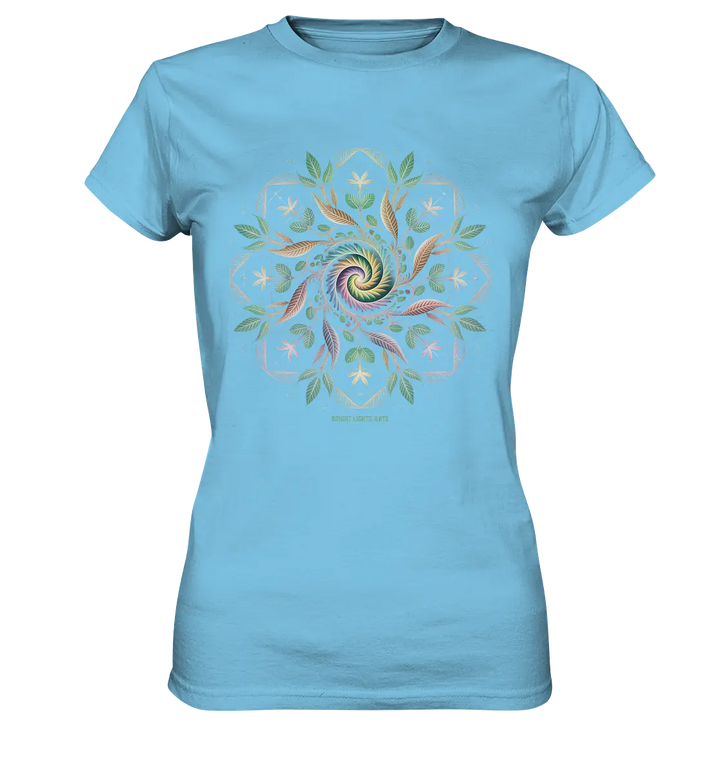 Terra Lumina – Leuchtendes Mandala aus Erde, Licht & Leben - Ladies Premium Shirt Bright Lights Arts