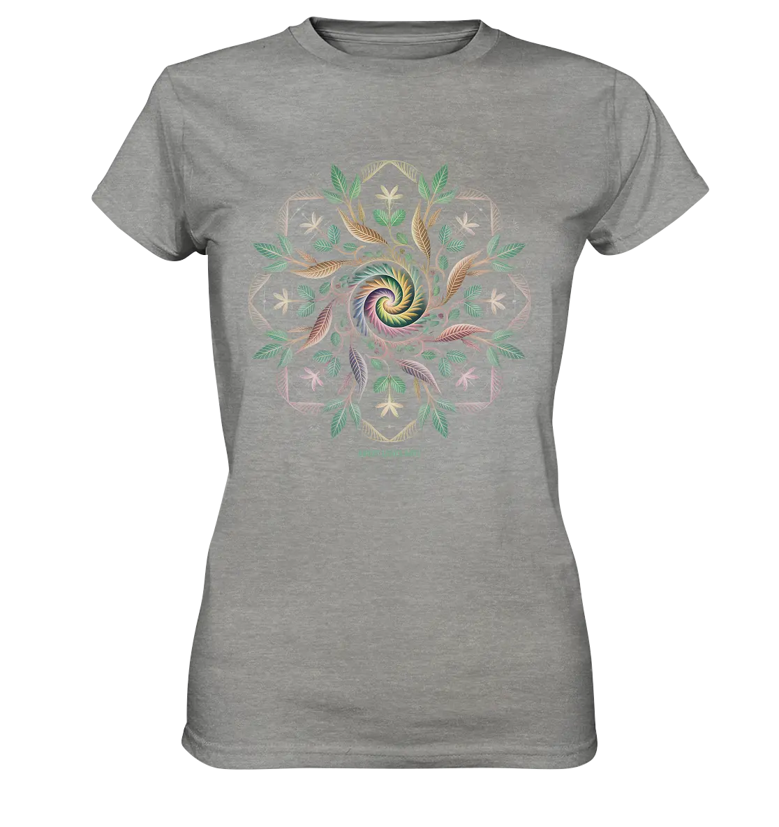Terra Lumina – Leuchtendes Mandala aus Erde, Licht & Leben - Ladies Premium Shirt Bright Lights Arts
