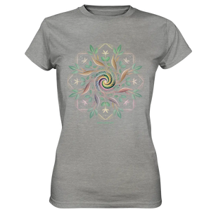 Terra Lumina – Leuchtendes Mandala aus Erde, Licht & Leben - Ladies Premium Shirt Bright Lights Arts