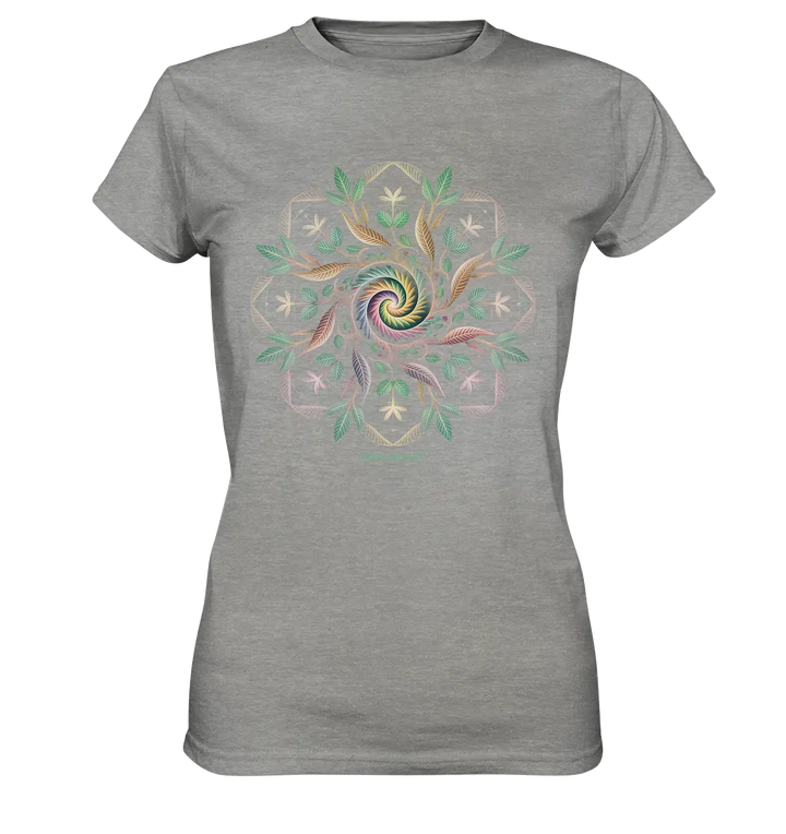 Terra Lumina – Leuchtendes Mandala aus Erde, Licht & Leben - Ladies Premium Shirt Bright Lights Arts