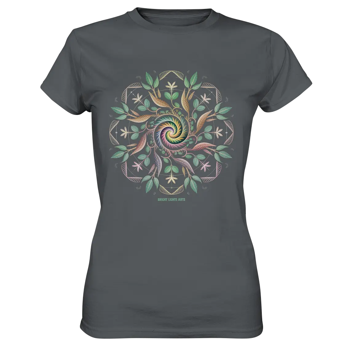 Terra Lumina – Leuchtendes Mandala aus Erde, Licht & Leben - Ladies Premium Shirt Bright Lights Arts