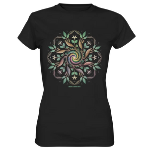 Terra Lumina – Leuchtendes Mandala aus Erde, Licht & Leben - Ladies Premium Shirt Bright Lights Arts