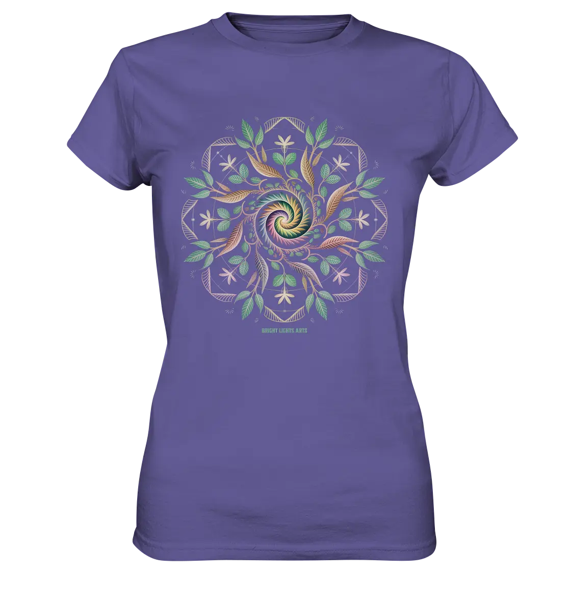 Terra Lumina – Leuchtendes Mandala aus Erde, Licht & Leben - Ladies Premium Shirt Bright Lights Arts
