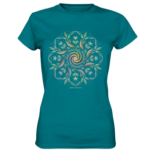 Terra Lumina – Leuchtendes Mandala aus Erde, Licht & Leben - Ladies Premium Shirt Bright Lights Arts