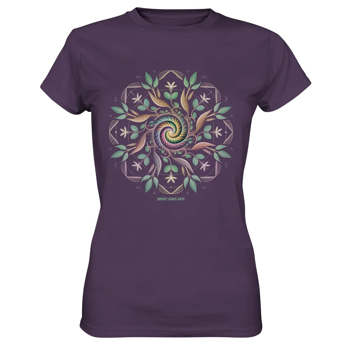 Terra Lumina – Leuchtendes Mandala aus Erde, Licht & Leben - Ladies Premium Shirt Bright Lights Arts