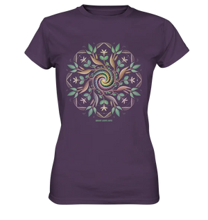 Terra Lumina – Leuchtendes Mandala aus Erde, Licht & Leben - Ladies Premium Shirt Bright Lights Arts