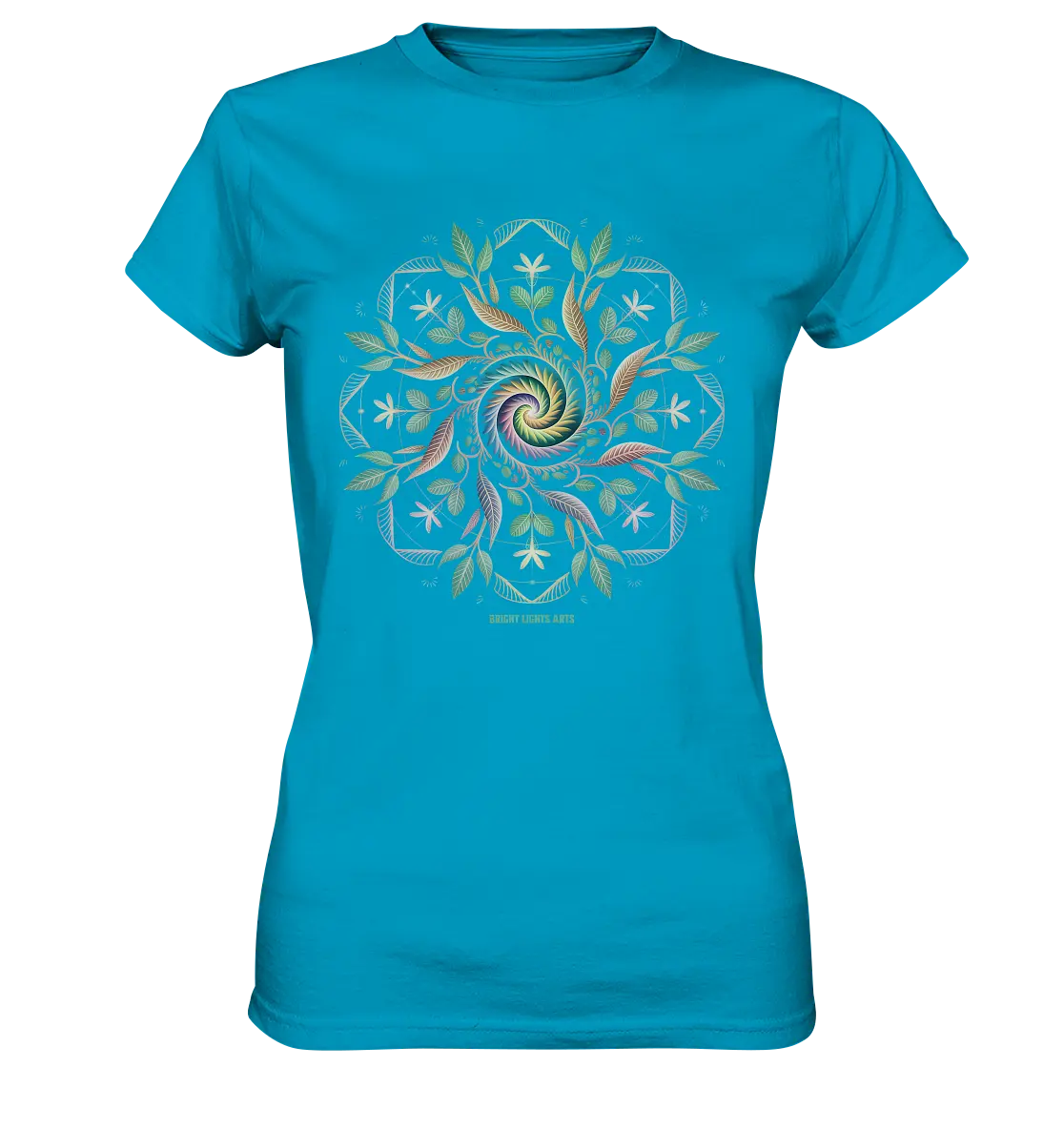 Terra Lumina – Leuchtendes Mandala aus Erde, Licht & Leben - Ladies Premium Shirt Bright Lights Arts