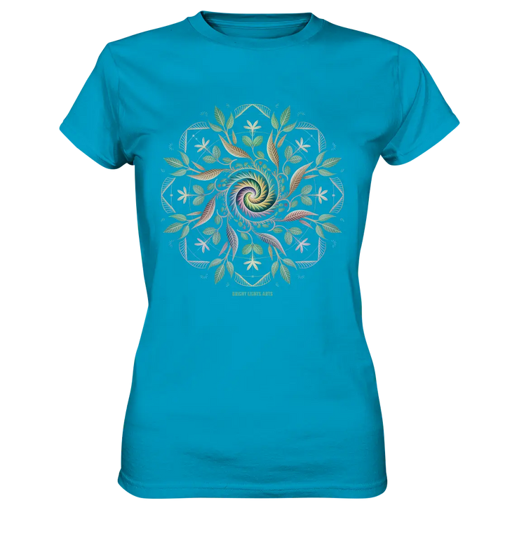 Terra Lumina – Leuchtendes Mandala aus Erde, Licht & Leben - Ladies Premium Shirt Bright Lights Arts