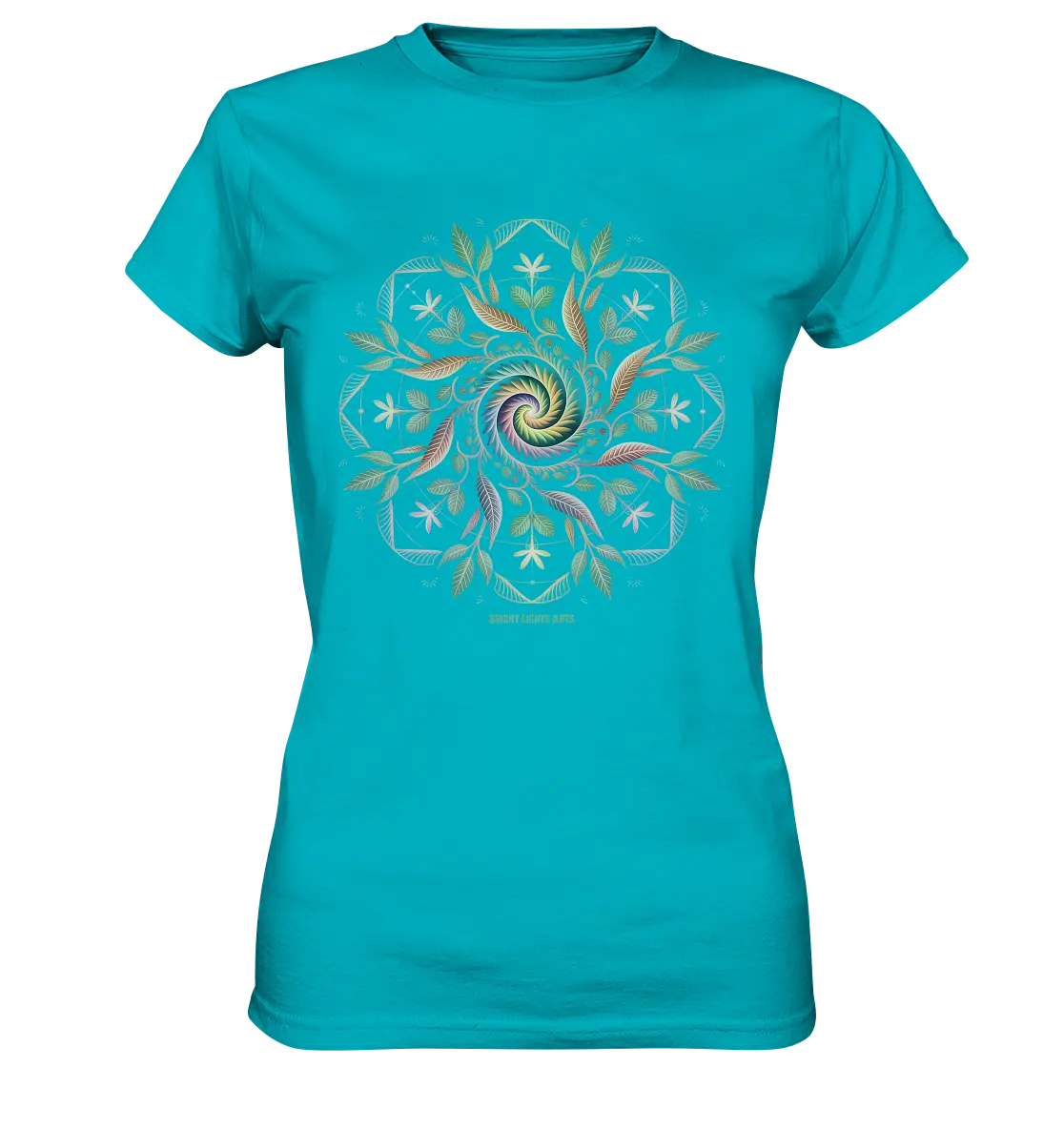 Terra Lumina – Leuchtendes Mandala aus Erde, Licht & Leben - Ladies Premium Shirt Bright Lights Arts