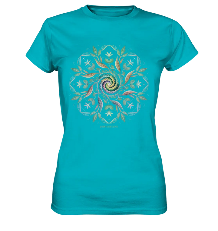 Terra Lumina – Leuchtendes Mandala aus Erde, Licht & Leben - Ladies Premium Shirt Bright Lights Arts