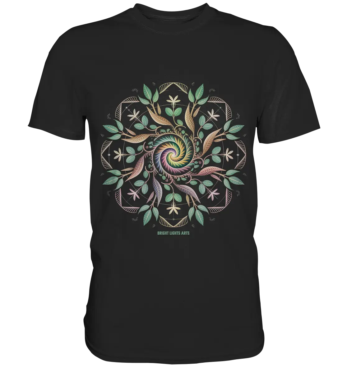 Terra Lumina – Leuchtendes Mandala aus Erde, Licht & Leben - Premium Shirt Bright Lights Arts