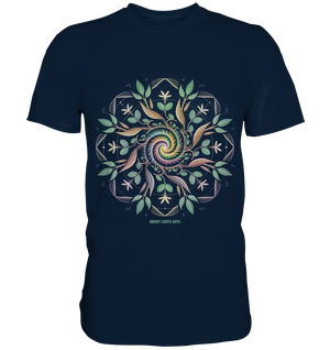 Terra Lumina – Leuchtendes Mandala aus Erde, Licht & Leben - Premium Shirt Bright Lights Arts