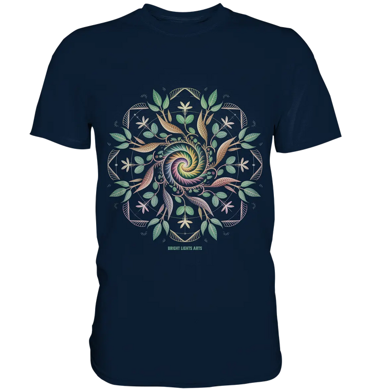 Terra Lumina – Leuchtendes Mandala aus Erde, Licht & Leben - Premium Shirt Bright Lights Arts