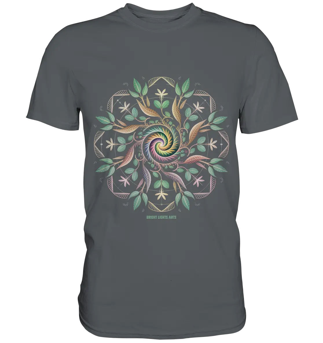 Terra Lumina – Leuchtendes Mandala aus Erde, Licht & Leben - Premium Shirt Bright Lights Arts