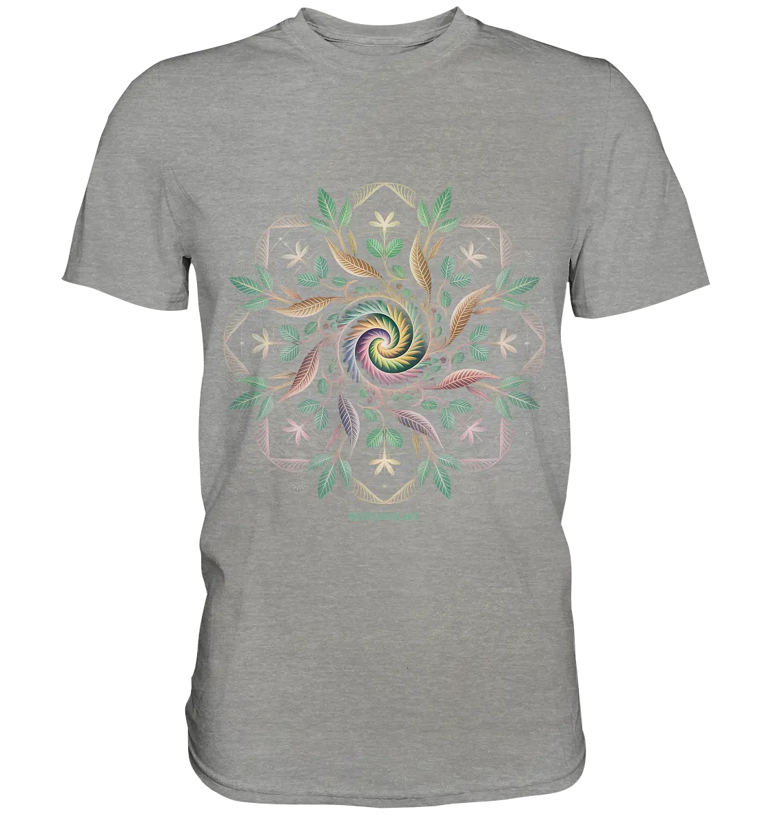 Terra Lumina – Leuchtendes Mandala aus Erde, Licht & Leben - Premium Shirt Bright Lights Arts