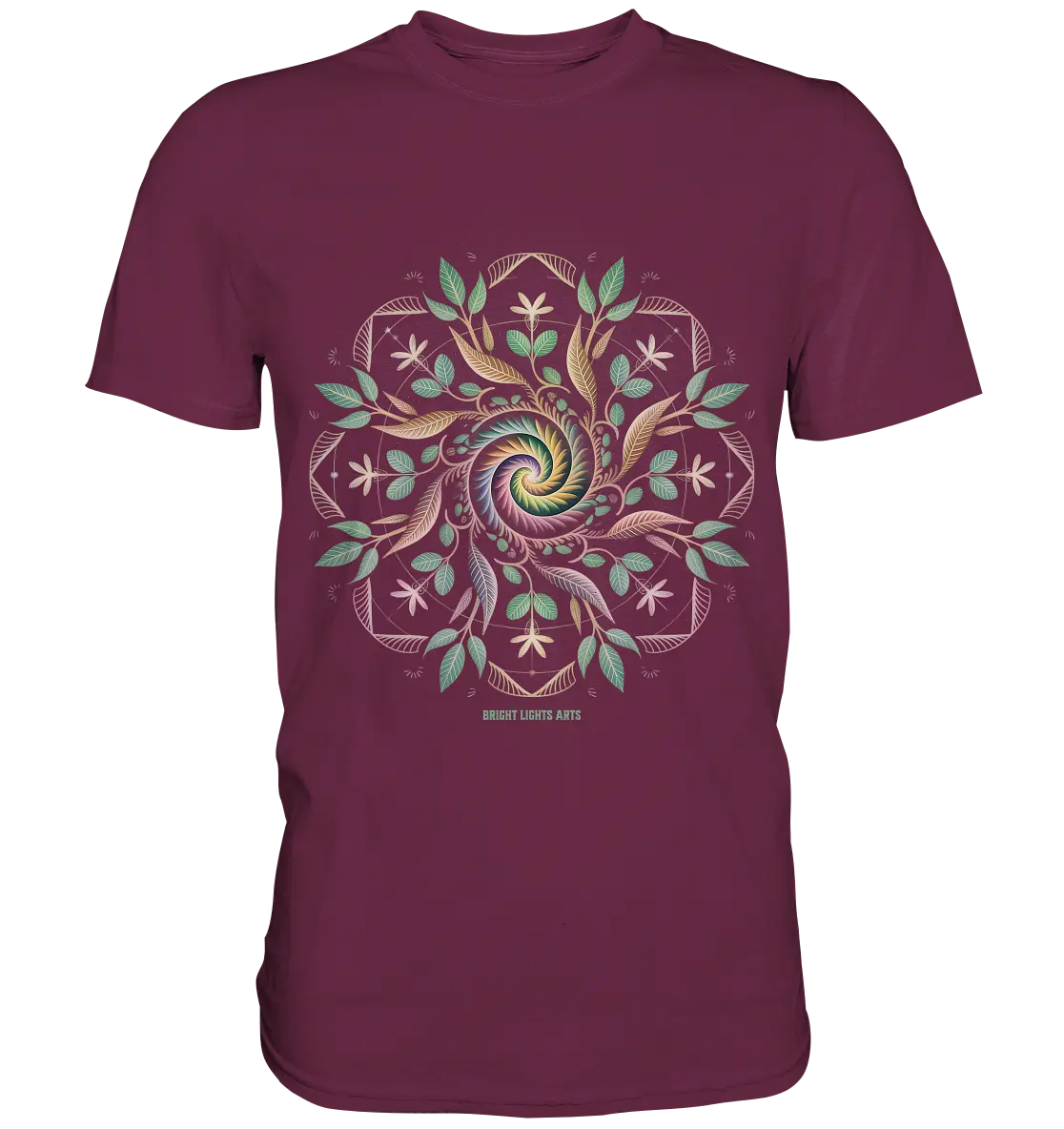 Terra Lumina – Leuchtendes Mandala aus Erde, Licht & Leben - Premium Shirt Bright Lights Arts