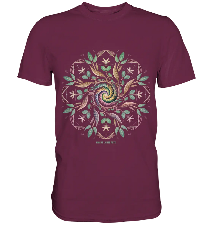 Terra Lumina – Leuchtendes Mandala aus Erde, Licht & Leben - Premium Shirt Bright Lights Arts