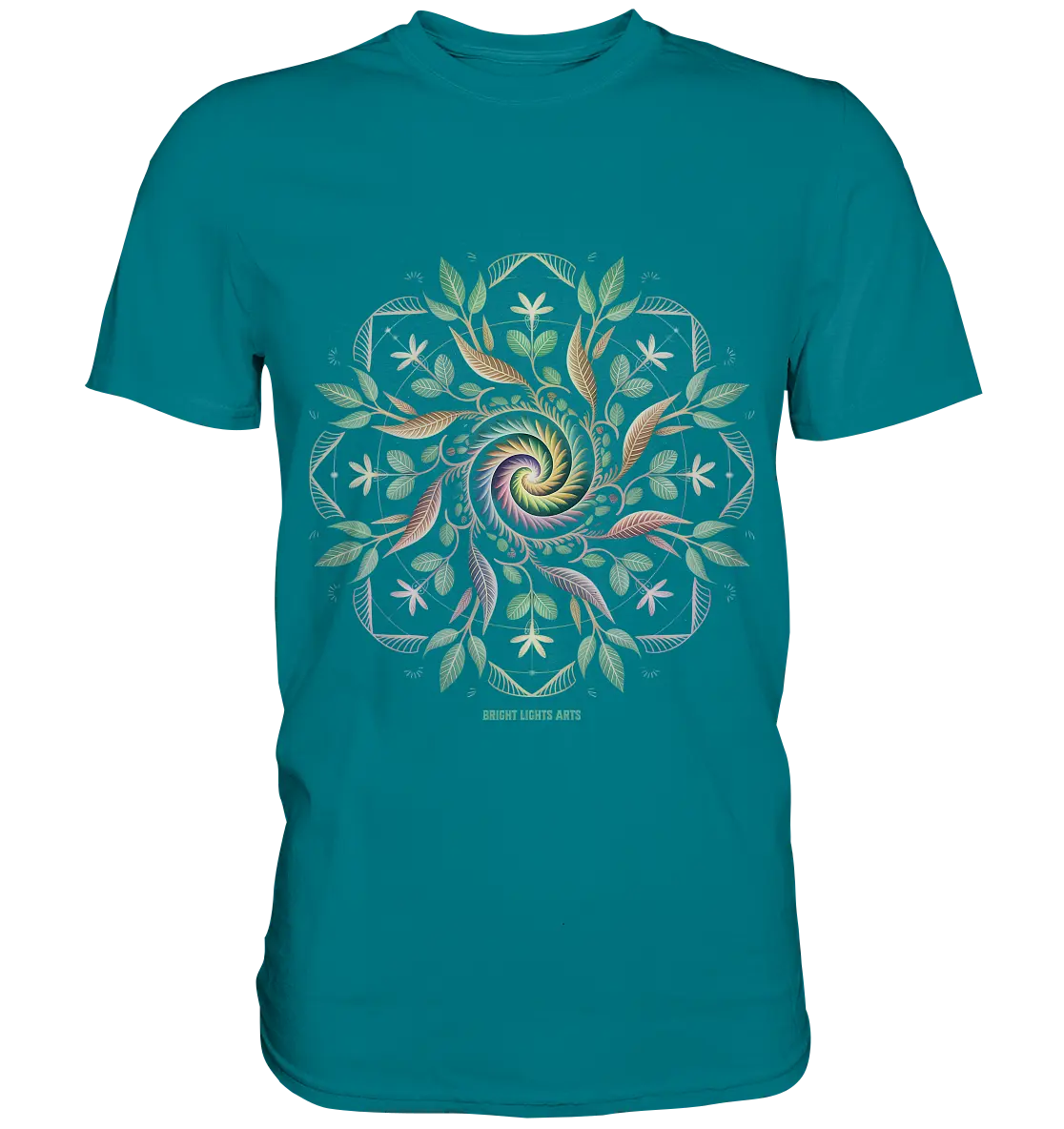 Terra Lumina – Leuchtendes Mandala aus Erde, Licht & Leben - Premium Shirt Bright Lights Arts