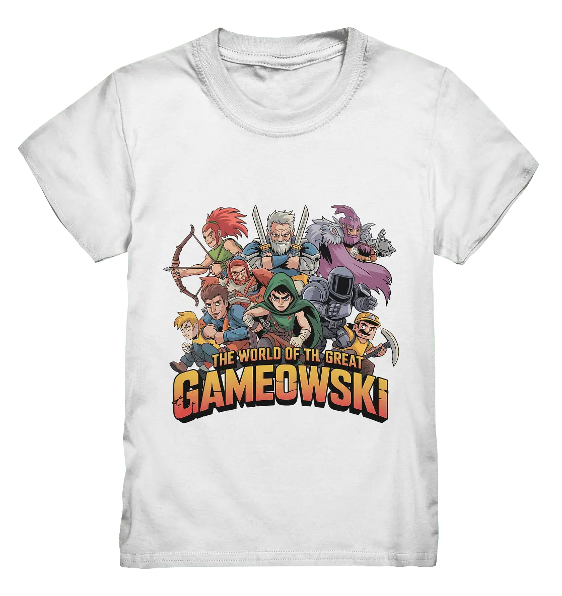 The Great Gameowski – Comic - Gaming - Abenteuer in epischer Farbwelt - Kids Premium Shirt - Bright Lights Arts