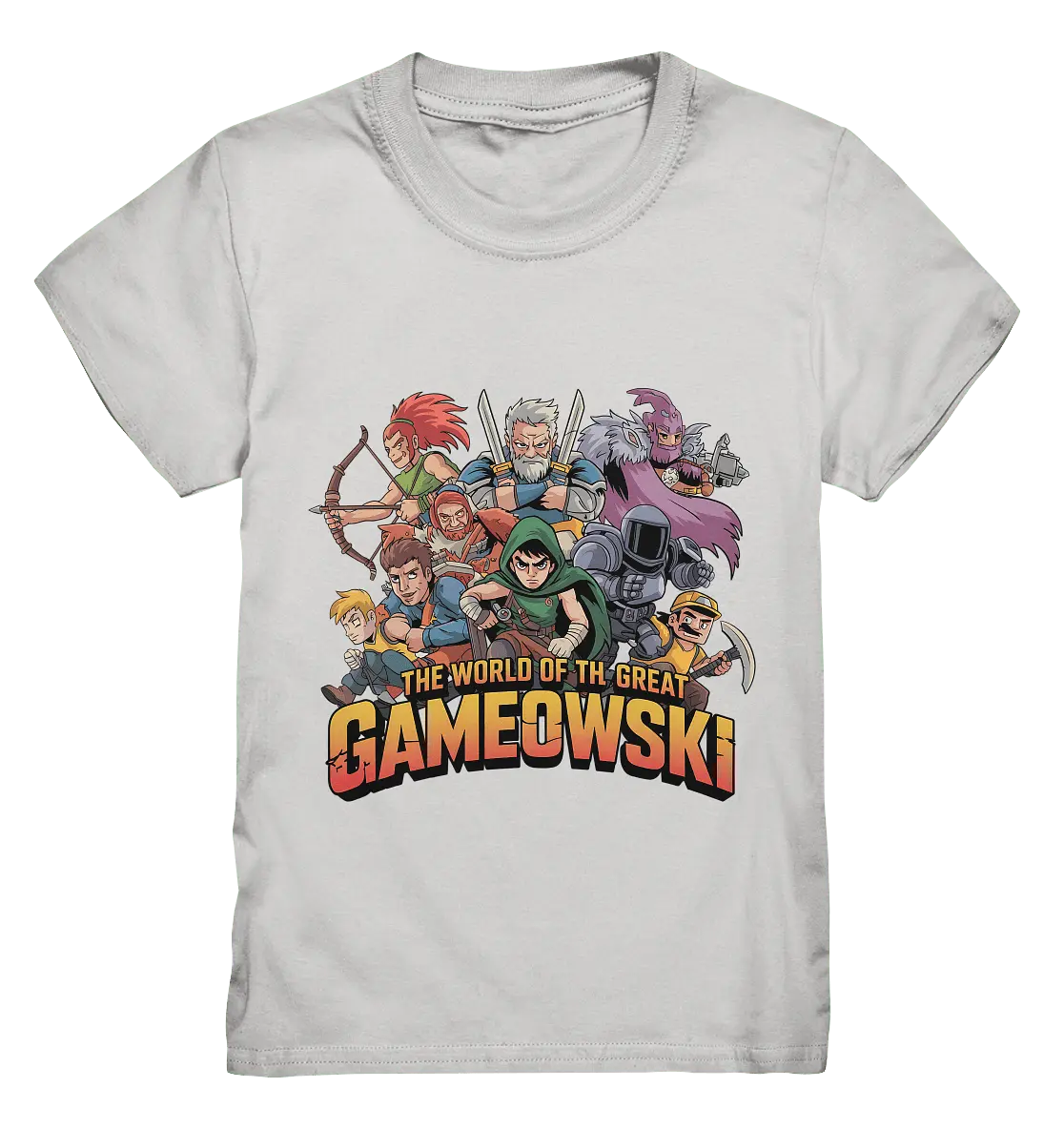 The Great Gameowski – Comic - Gaming - Abenteuer in epischer Farbwelt - Kids Premium Shirt - Bright Lights Arts