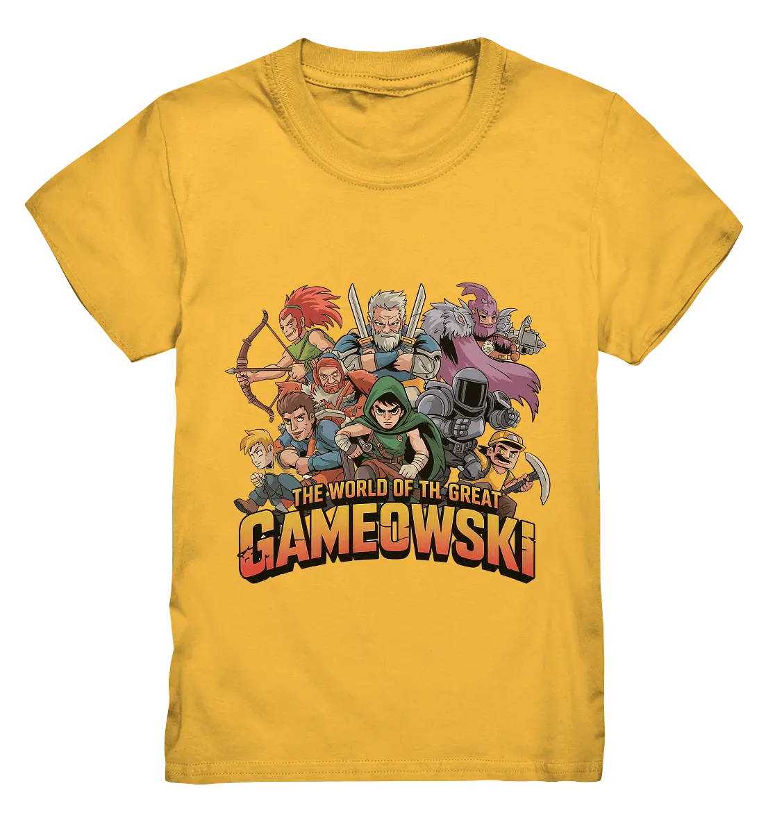 The Great Gameowski – Comic - Gaming - Abenteuer in epischer Farbwelt - Kids Premium Shirt - Bright Lights Arts