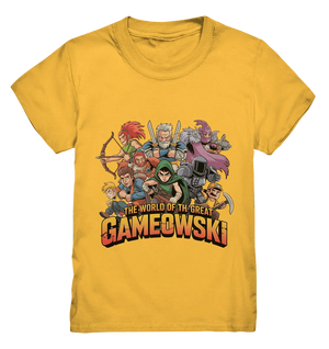 The Great Gameowski – Comic - Gaming - Abenteuer in epischer Farbwelt - Kids Premium Shirt - Bright Lights Arts