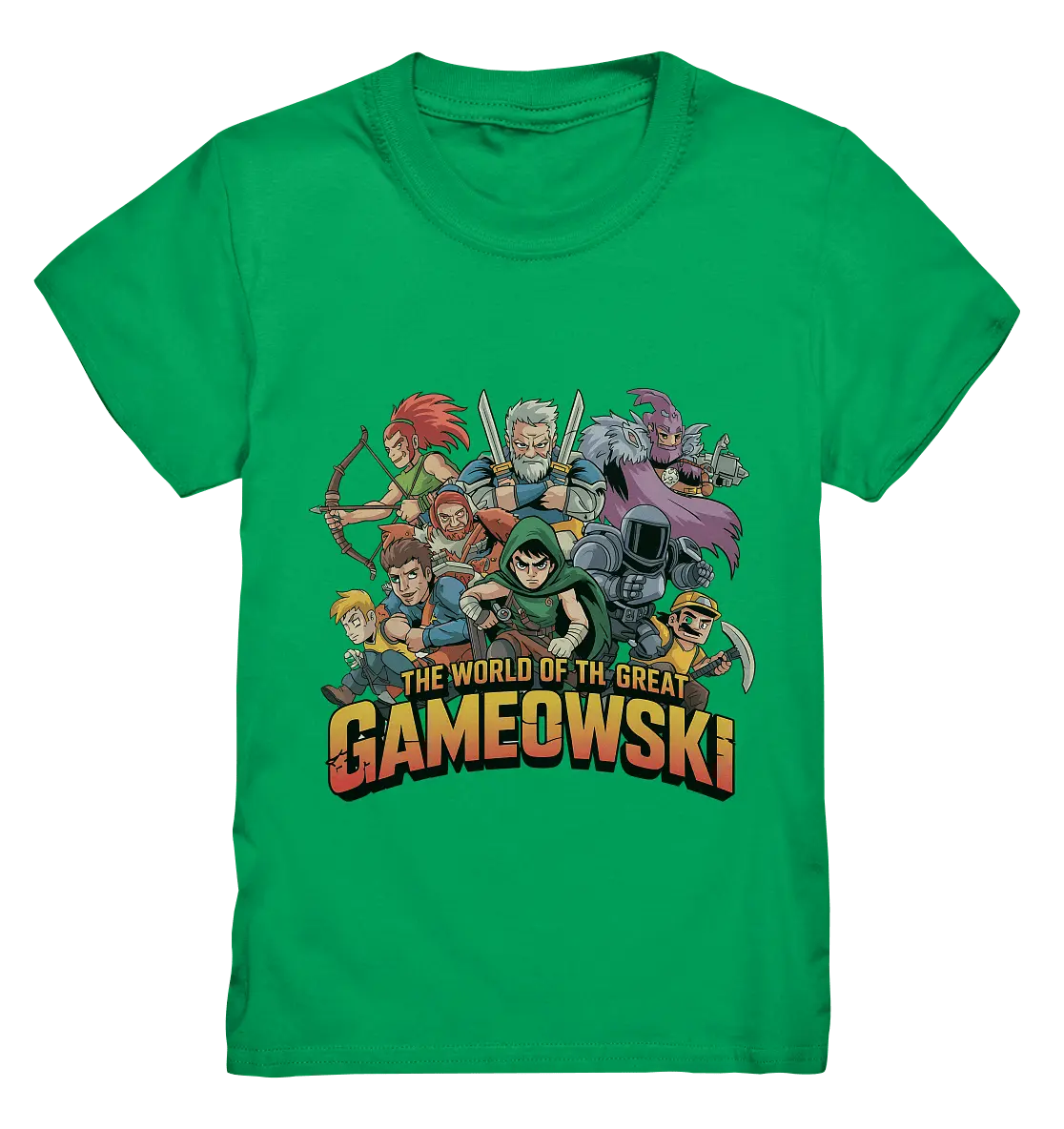 The Great Gameowski – Comic - Gaming - Abenteuer in epischer Farbwelt - Kids Premium Shirt - Bright Lights Arts