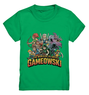 The Great Gameowski – Comic - Gaming - Abenteuer in epischer Farbwelt - Kids Premium Shirt - Bright Lights Arts