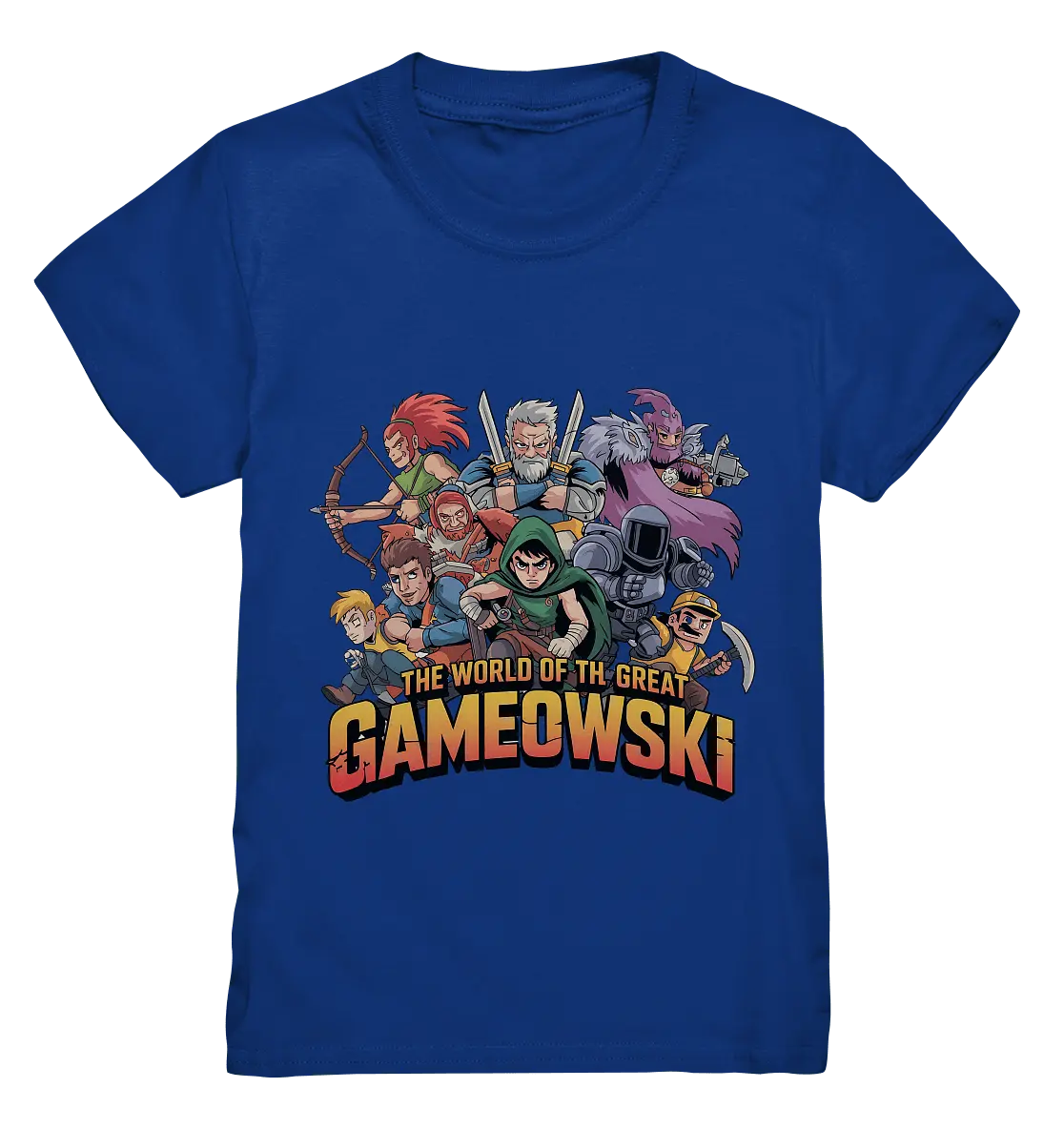 The Great Gameowski – Comic - Gaming - Abenteuer in epischer Farbwelt - Kids Premium Shirt - Bright Lights Arts