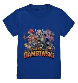The Great Gameowski – Comic - Gaming - Abenteuer in epischer Farbwelt - Kids Premium Shirt - Bright Lights Arts