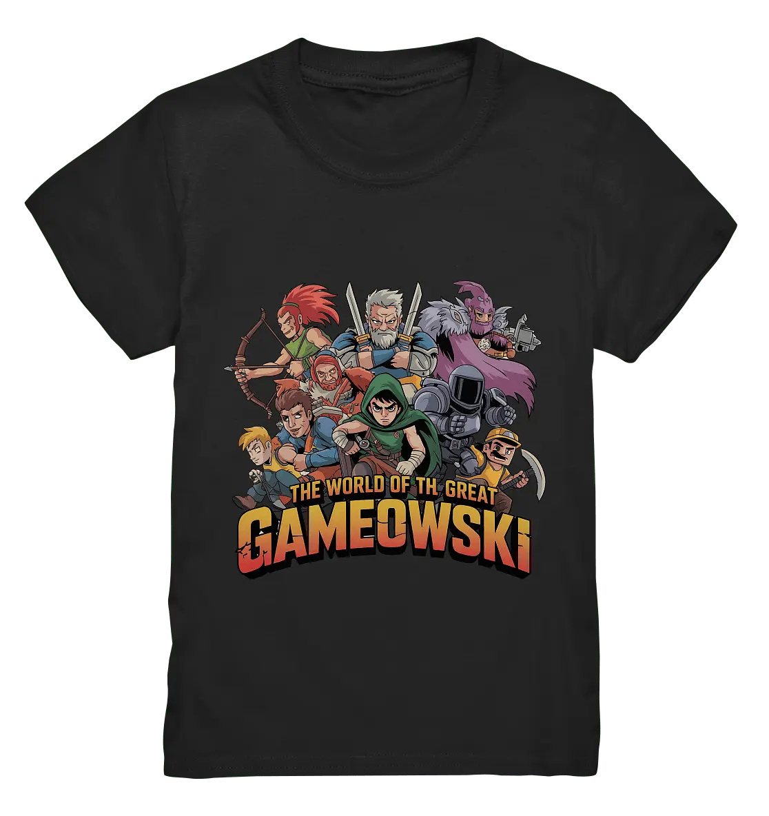 The Great Gameowski – Comic - Gaming - Abenteuer in epischer Farbwelt - Kids Premium Shirt - Bright Lights Arts