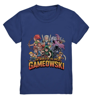 The Great Gameowski – Comic - Gaming - Abenteuer in epischer Farbwelt - Kids Premium Shirt - Bright Lights Arts