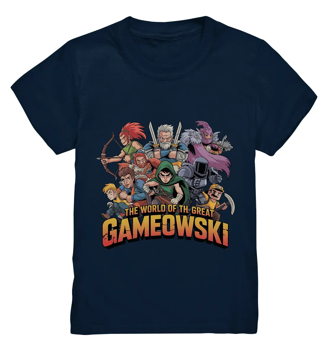 The Great Gameowski – Comic - Gaming - Abenteuer in epischer Farbwelt - Kids Premium Shirt - Bright Lights Arts