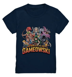 The Great Gameowski – Comic - Gaming - Abenteuer in epischer Farbwelt - Kids Premium Shirt - Bright Lights Arts