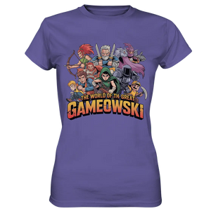 The Great Gameowski – Comic - Gaming - Abenteuer in epischer Farbwelt - Ladies Premium Shirt - Bright Lights Arts