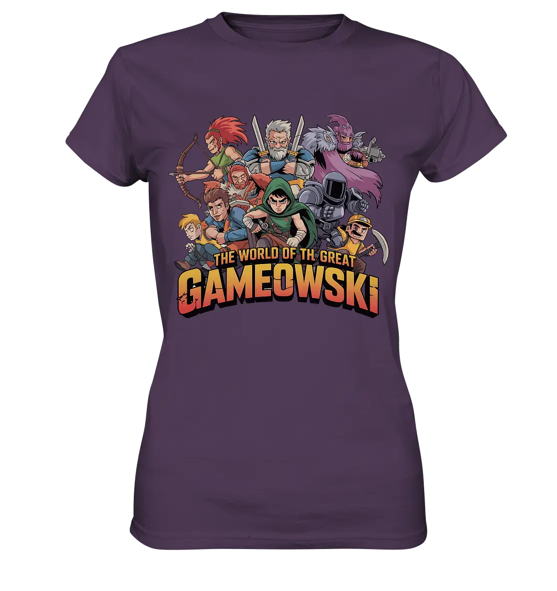 The Great Gameowski – Comic - Gaming - Abenteuer in epischer Farbwelt - Ladies Premium Shirt - Bright Lights Arts