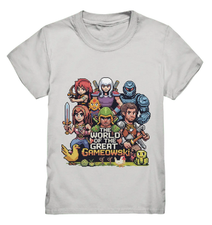 The World of the Great Gameowski – Exklusives Pixel - Art Design - Kids Premium Shirt - Bright Lights Arts